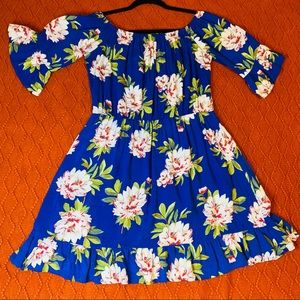 Blue Flower Dress